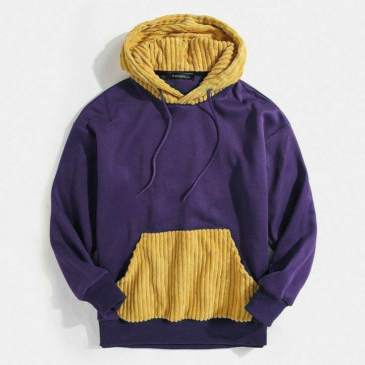 Áo Hoodie phối màu độc lạ thời trang
