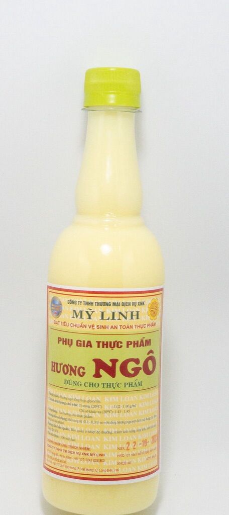 Hương ngô chai 500ml ( Tinh dầu ngô - bắp non)