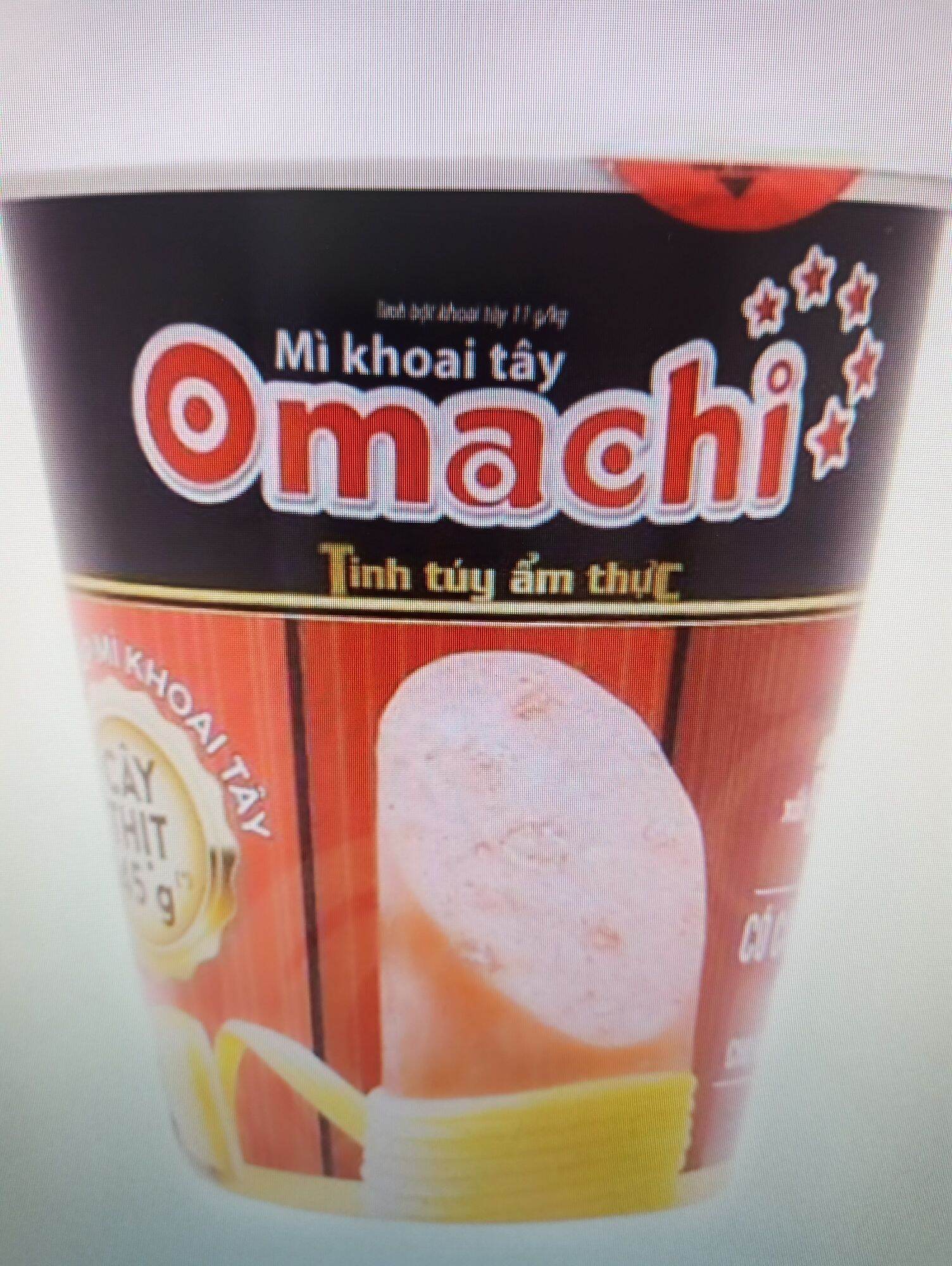 Mì Omachi sườn hầm ngũ quả (có cây thịt 45g bên trong)
