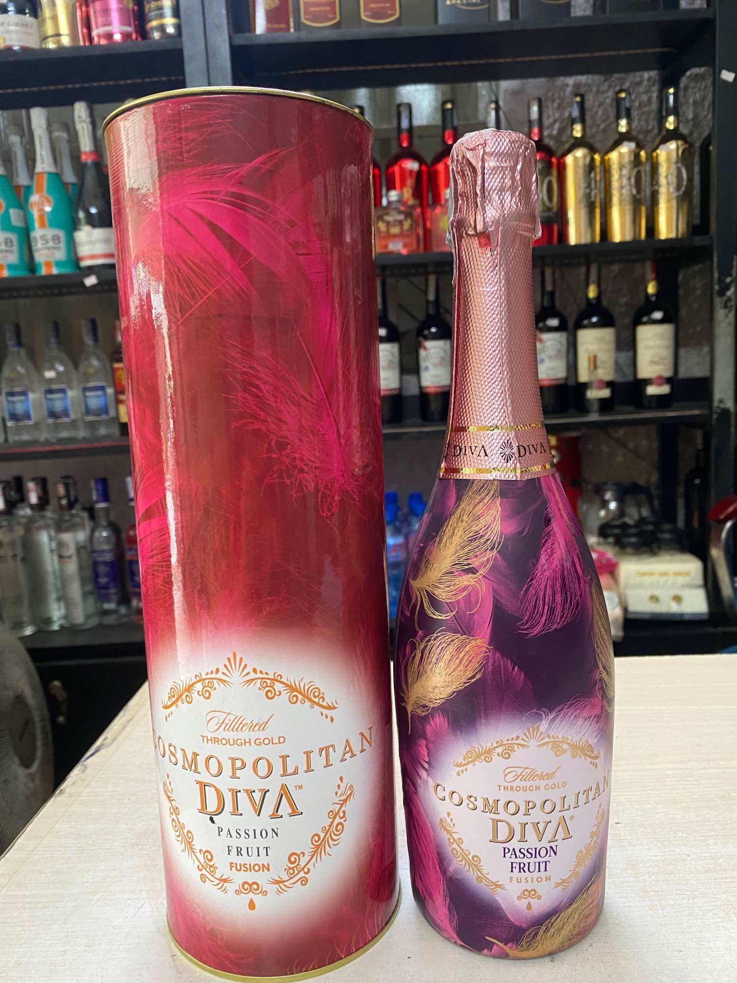 Vang Nổ Trái Cây Cosmopolitan DIVA Passion Fruit 5.5% 750ml