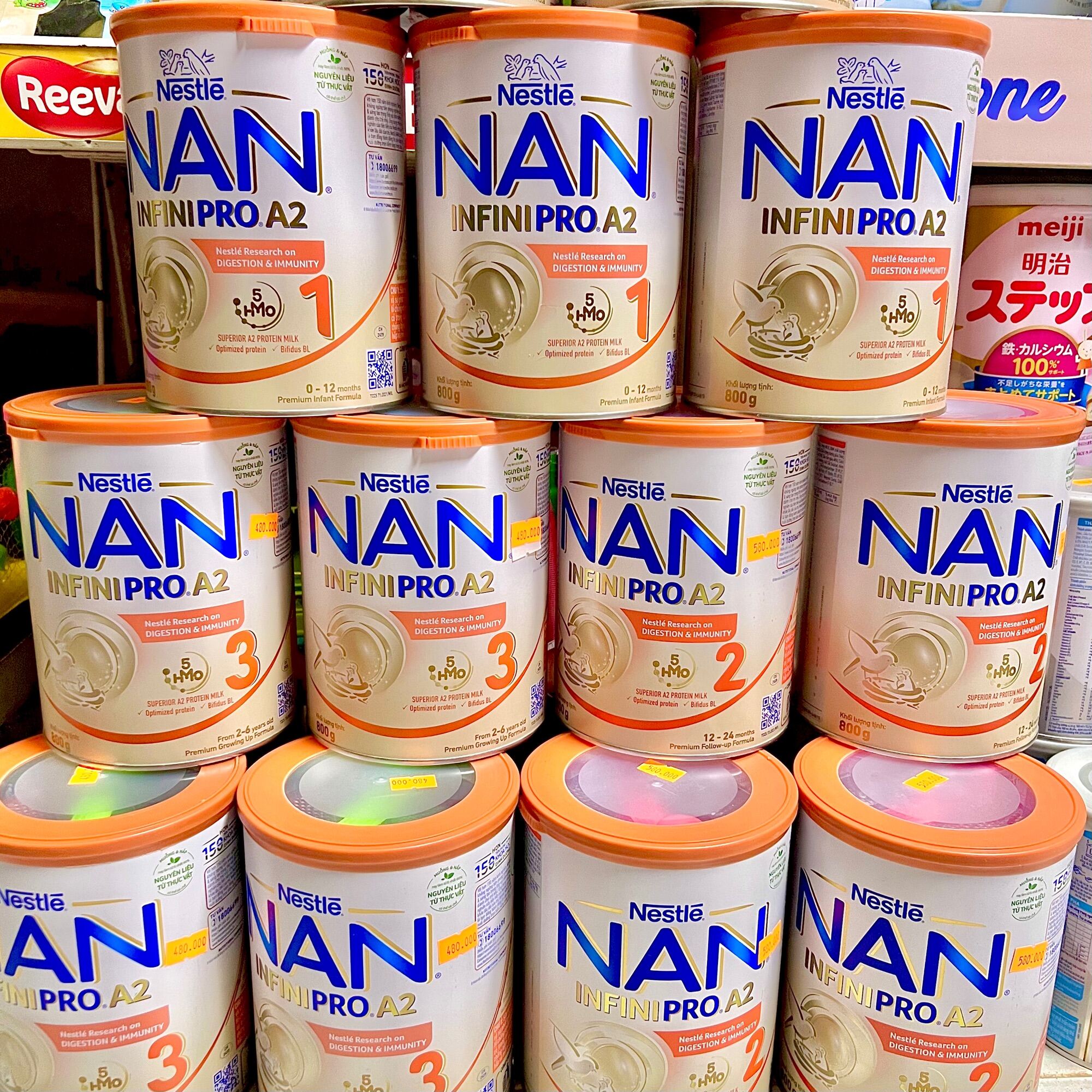 Sản phẩm dinh dưỡng công thức Nestlé NAN INFINIPRO A2 1-2-3 800g