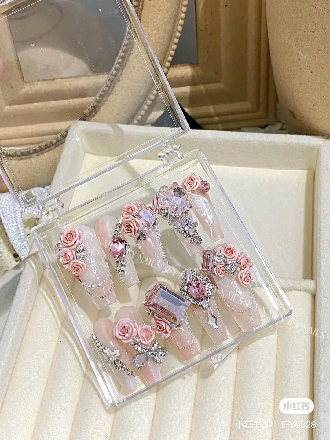 Nailbox Design, Classic Rose Blue Color - 541