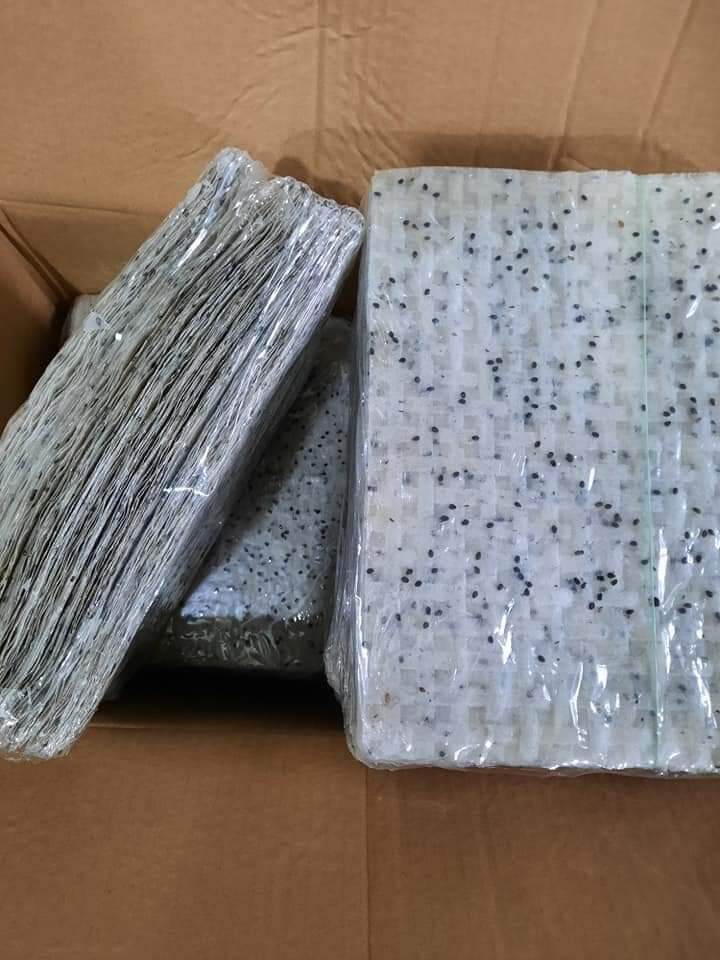 Bánh tráng mè đen Phan Rang (Nặng 2kg gồm 100 bánh)