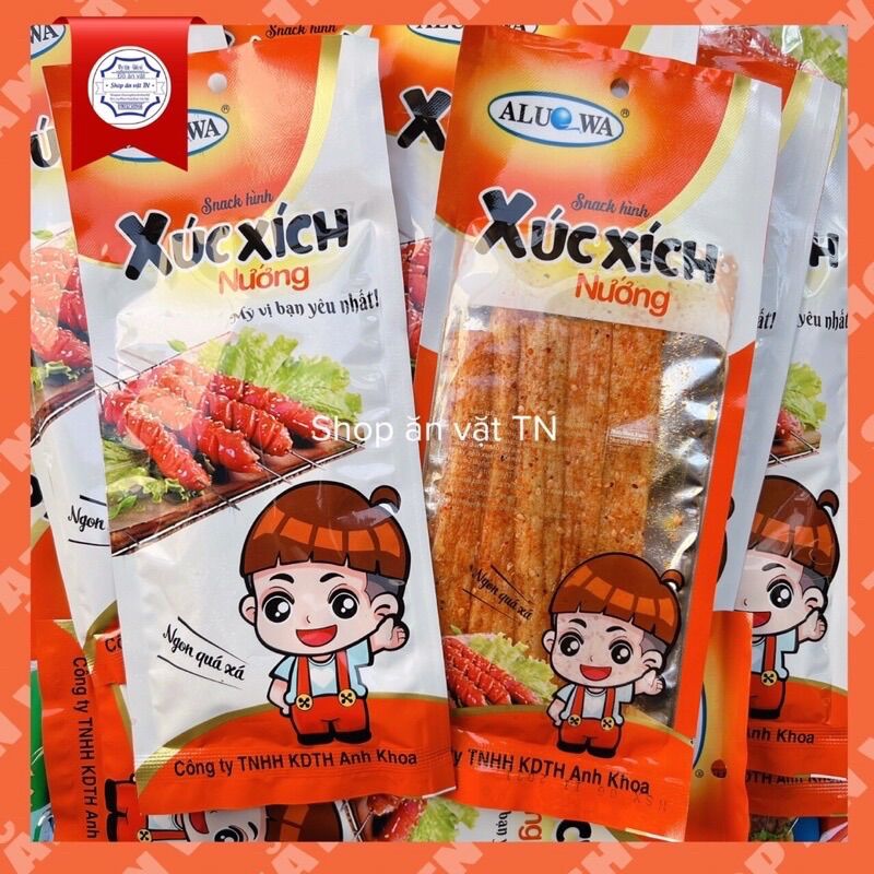 Bịch 30 gói snack hình xúc xích nướng dẻo ngon