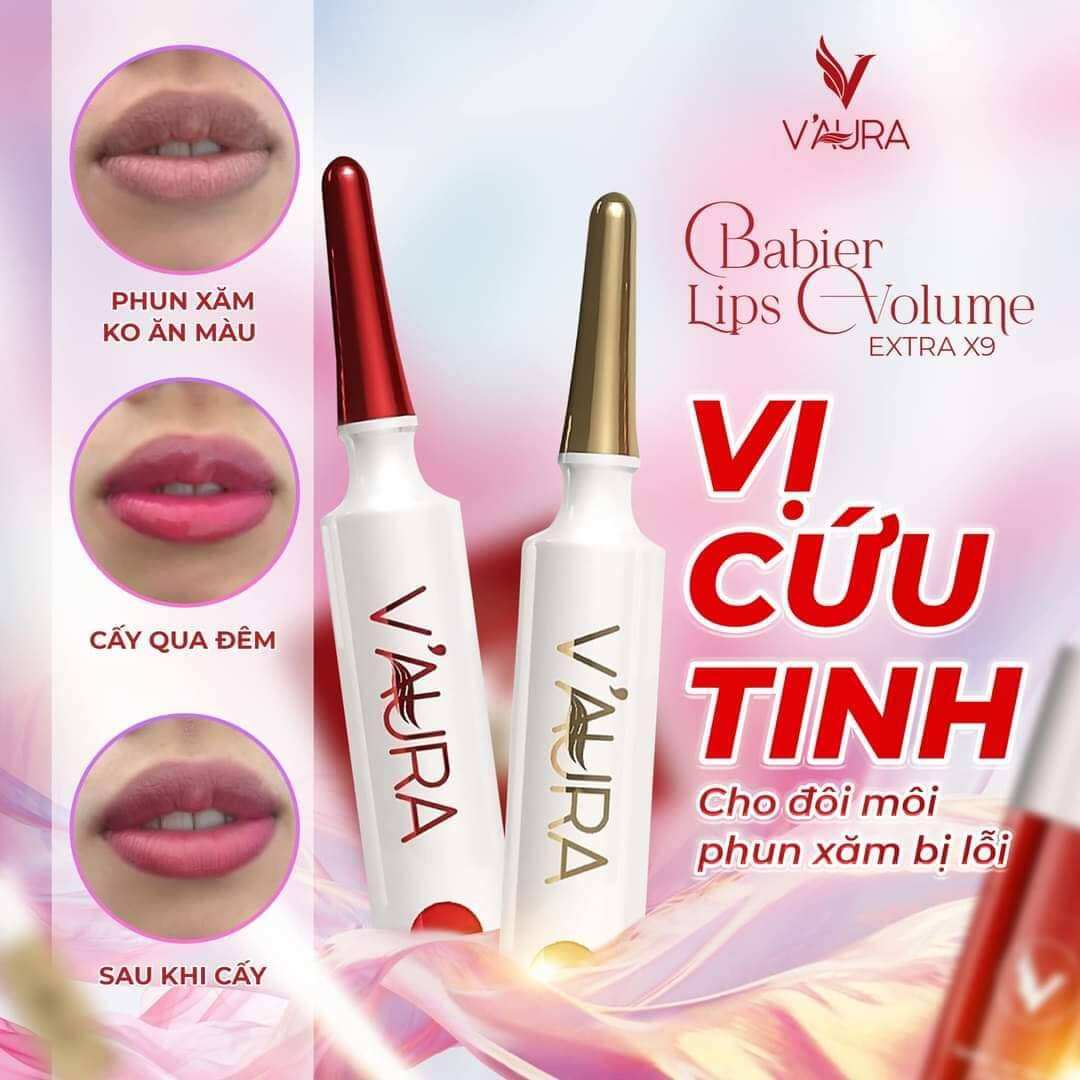 Serum cấy màu môi Vaura V3 (mẫu mã mới)
