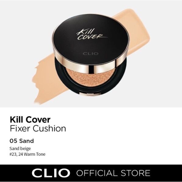 [Sét 2 lõi] Phấn nước CLIO Kill Cover Fixer Cushion Spf50+ Pa+++