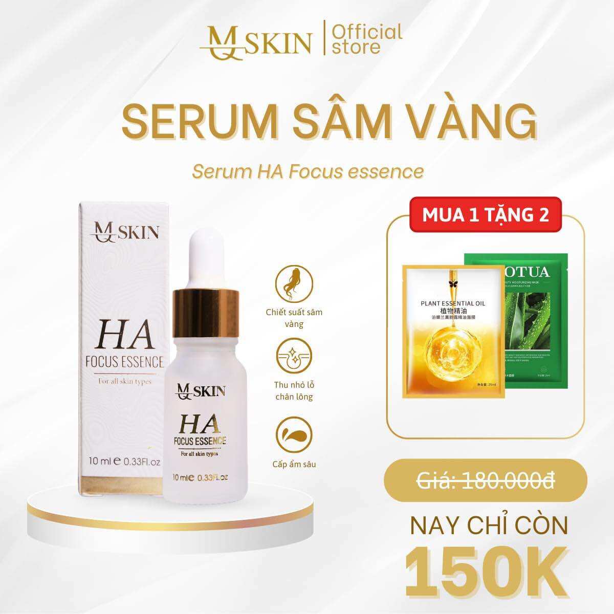 Serum sâm vàng MQ Skin