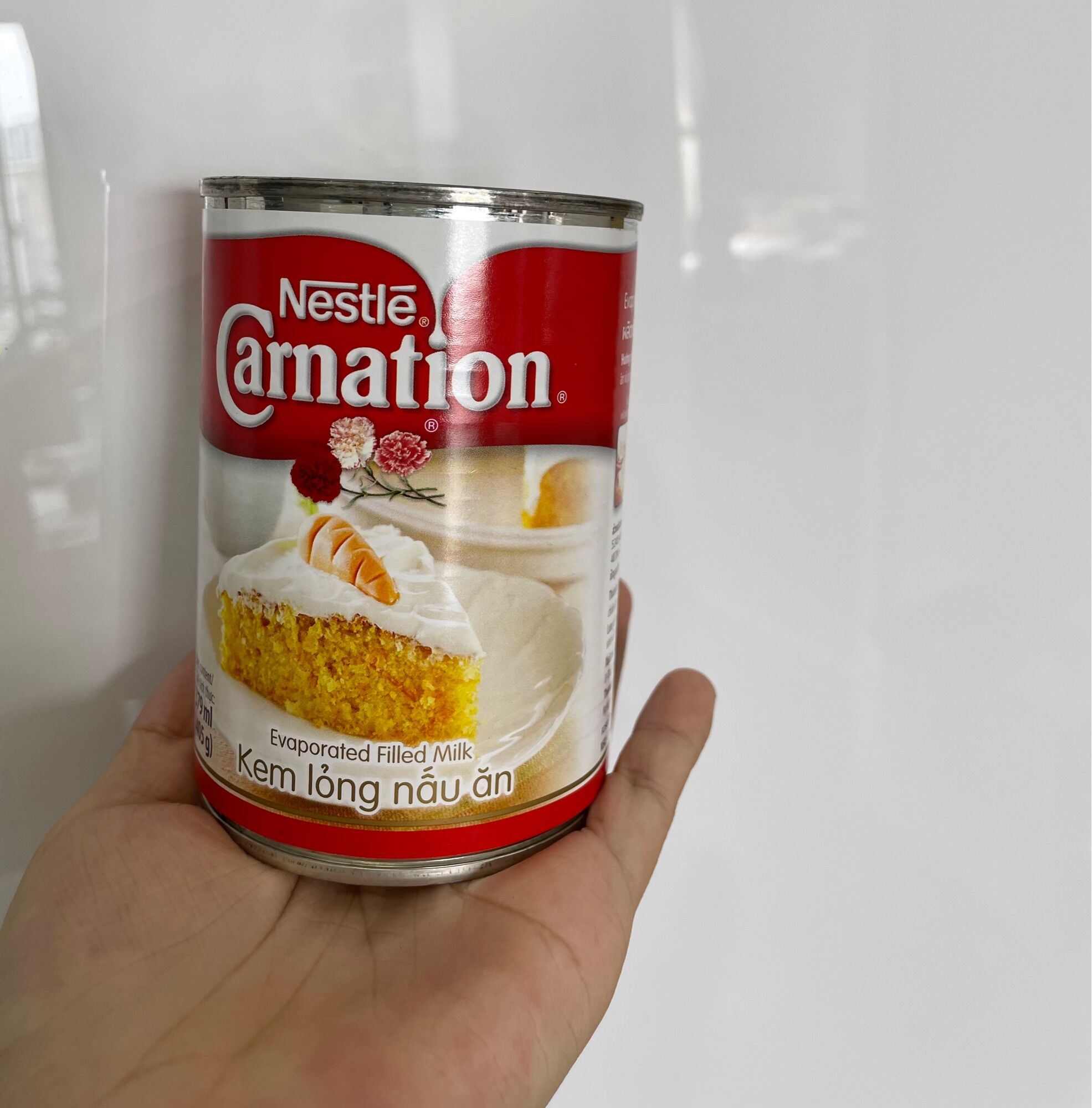 Sữa nấu ăn làm bánh Carnation Evaporated Milk kem sữa hoa hồng 410ml