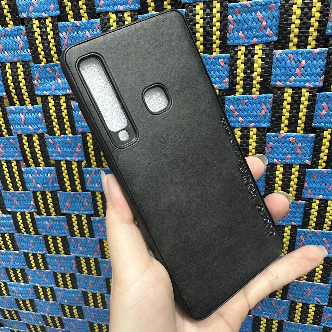 Case ốp lưng Samsung A9 2018 dẻo kiểu da mềm mịn ôm máy