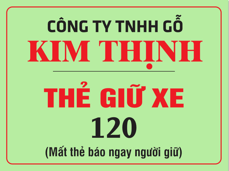 100 thẻ giữ xe ép plastic in hoàn thiện, chống nước