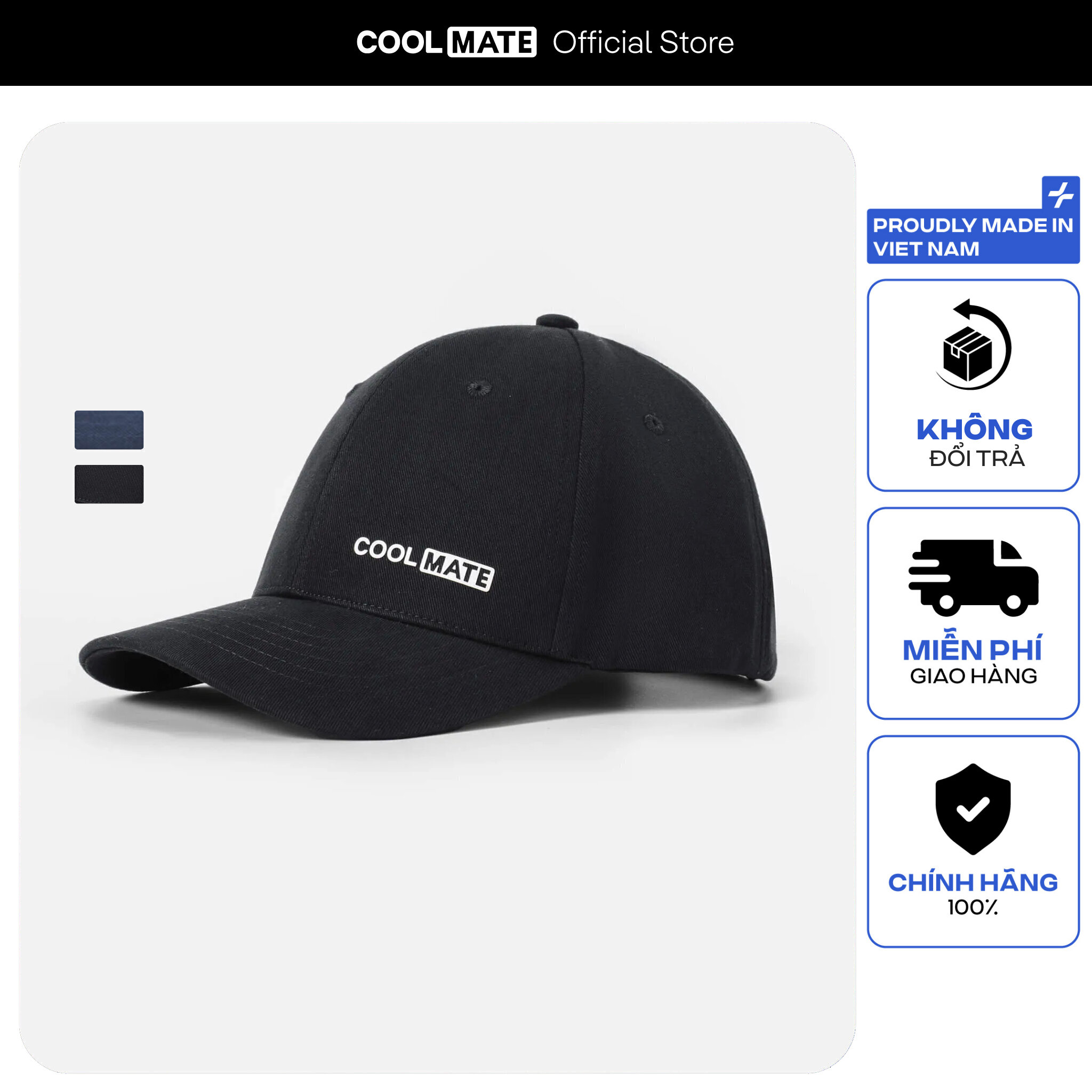 [CHỈ 15-17.11 MUA 3 GIẢM 20%][OUTLET - Không đổi trả]Mũ Lưỡi Trai cotton in Logo - Coolmate