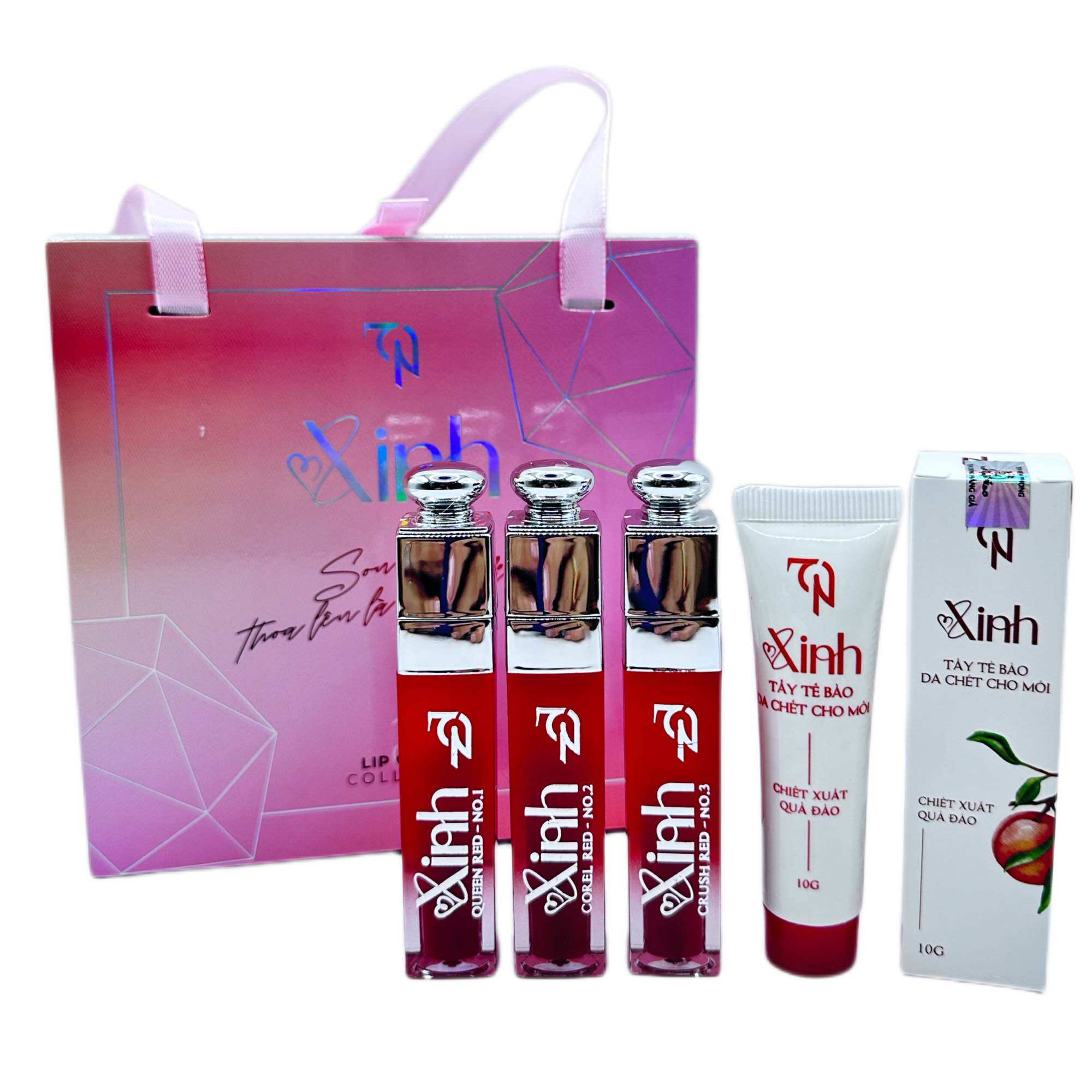 Combo Son Xinh x3 kèm tẩy tbc môi