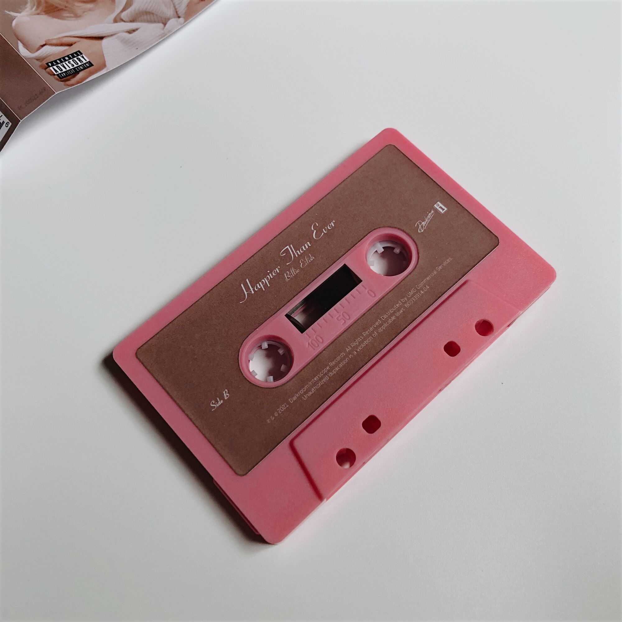Băng cassette Happier Than Ever - Billie Eilish Màu Hồng