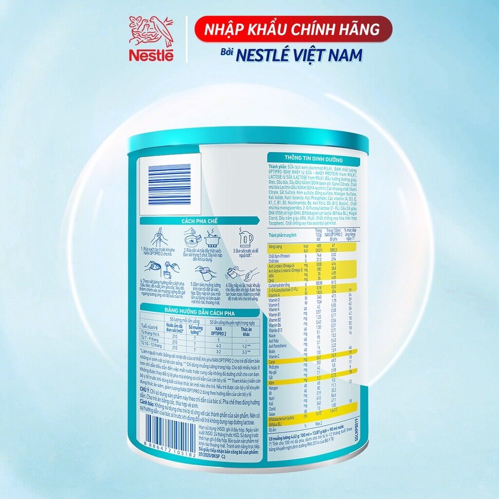 Sữa bột Nan Optipro số 1 400g