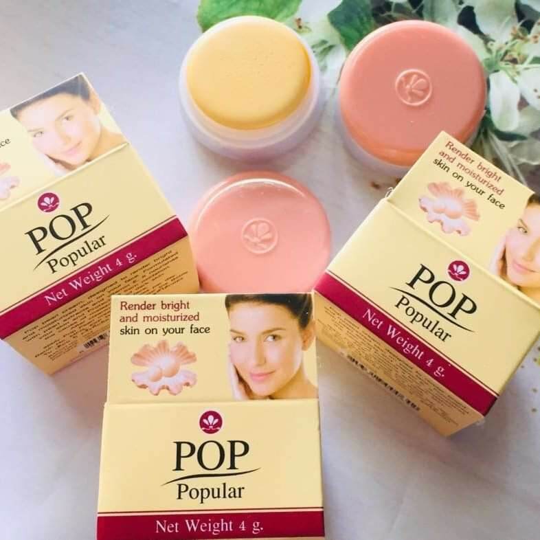 Lố 12 kem mụn, nám trắng da pop pearl thái lan