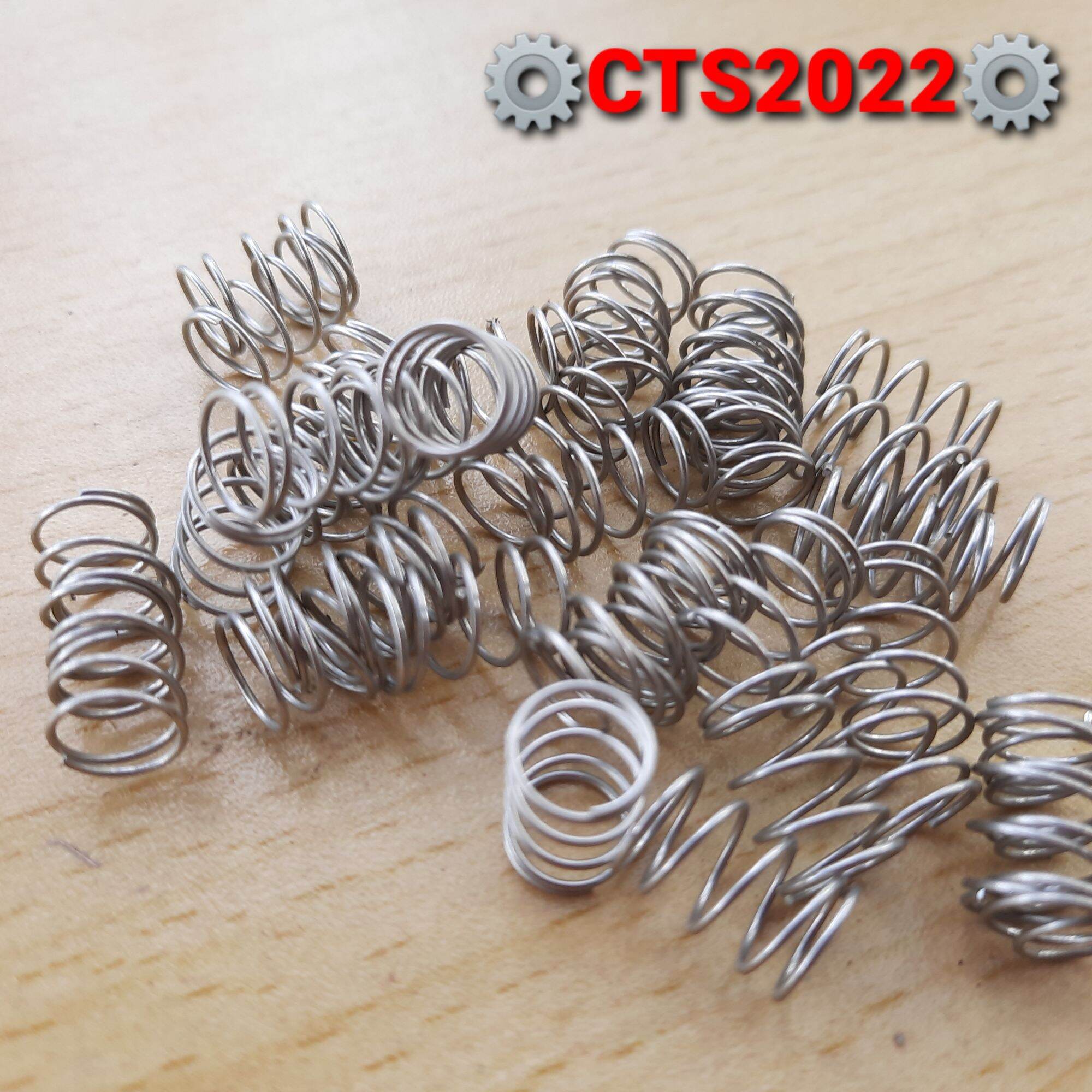 Lò xo nén inox phi 7.5mm sợi 0.4mm