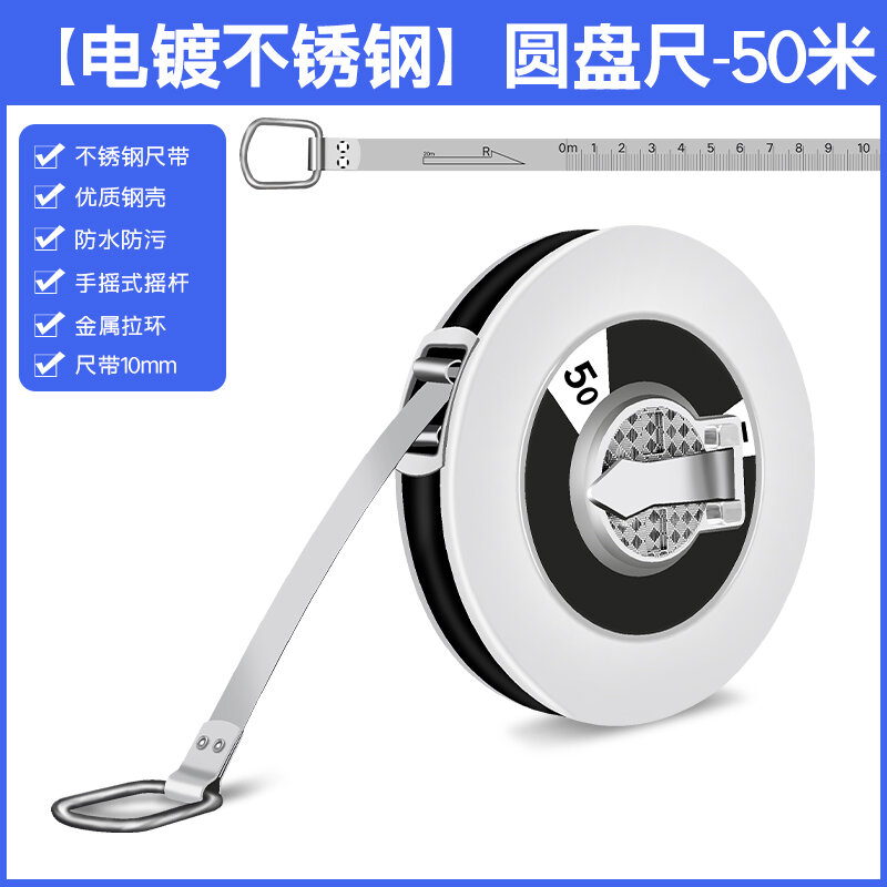 Thước dây thước cuộn thước vải thước cuộn chống trượt thước vải thước kéo thước 20 30 50 100 m thước mềm thước cuộn đo sàn