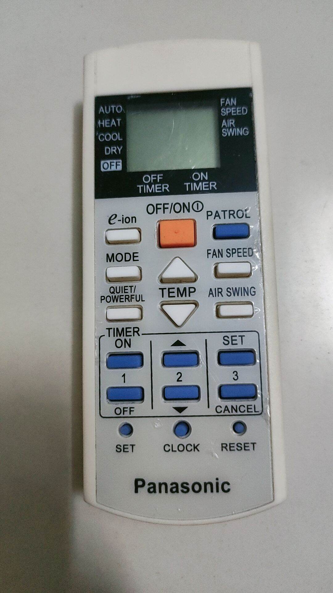 remote điều khiển máy lạnh Panasonic e-ion