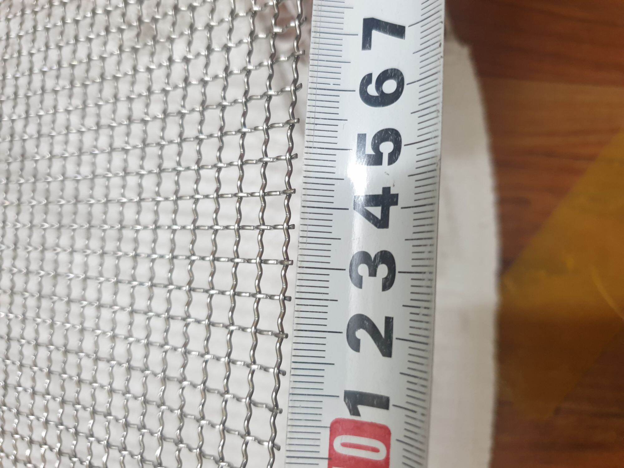 Lưới inox đan 304 : ô lưới 5mm - sợi 1mm lưới