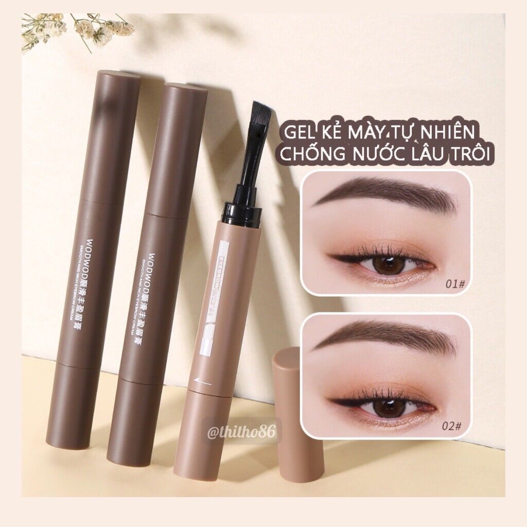 Bút gel kẻ mày kẻ mắt chống nước lâu trôi wodwod w933