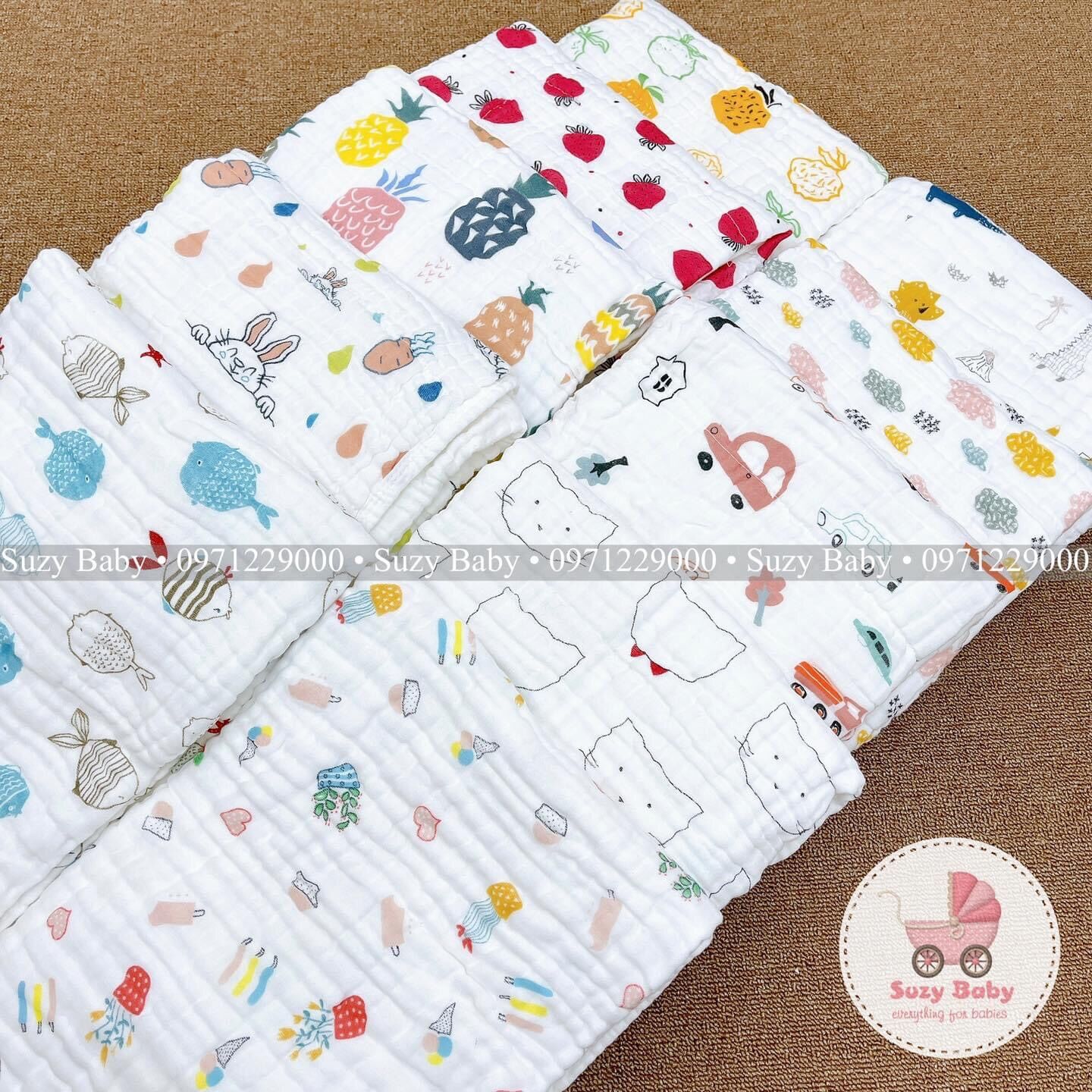 KHĂN TẮM XÔ NHĂN 6 LỚP CHO BÉ