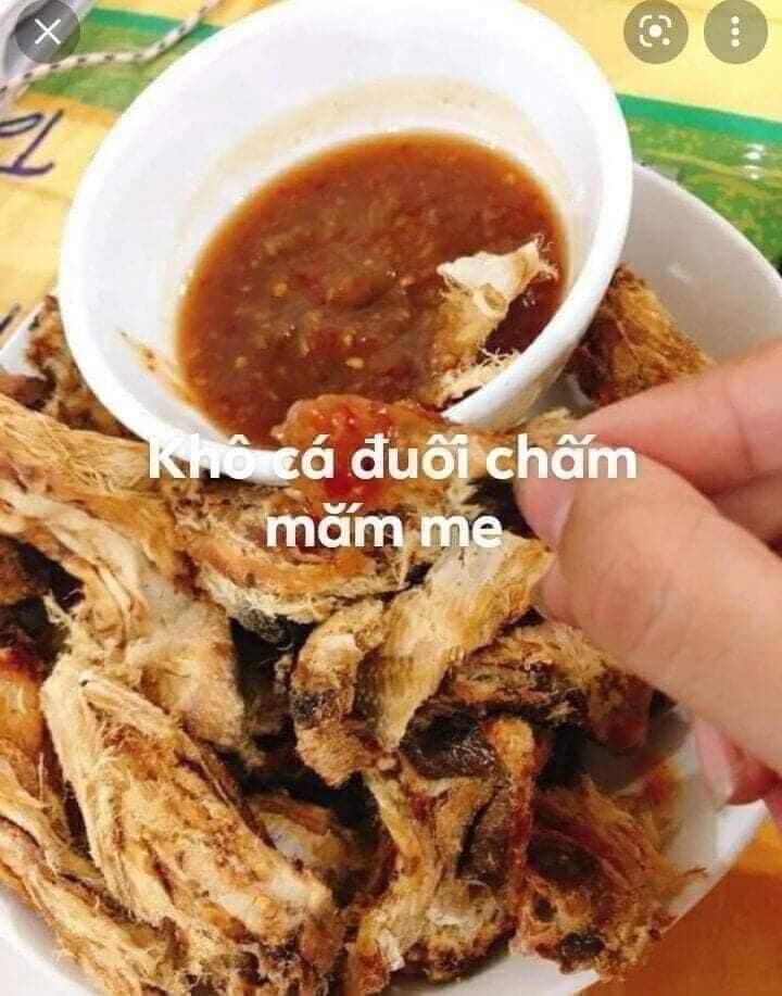🐟🐟🐟 KHÔ CÁ ĐUỐI MẮM ME ( Loại 1 Mềm, Ngon) kèm nước chấm mắm mè
