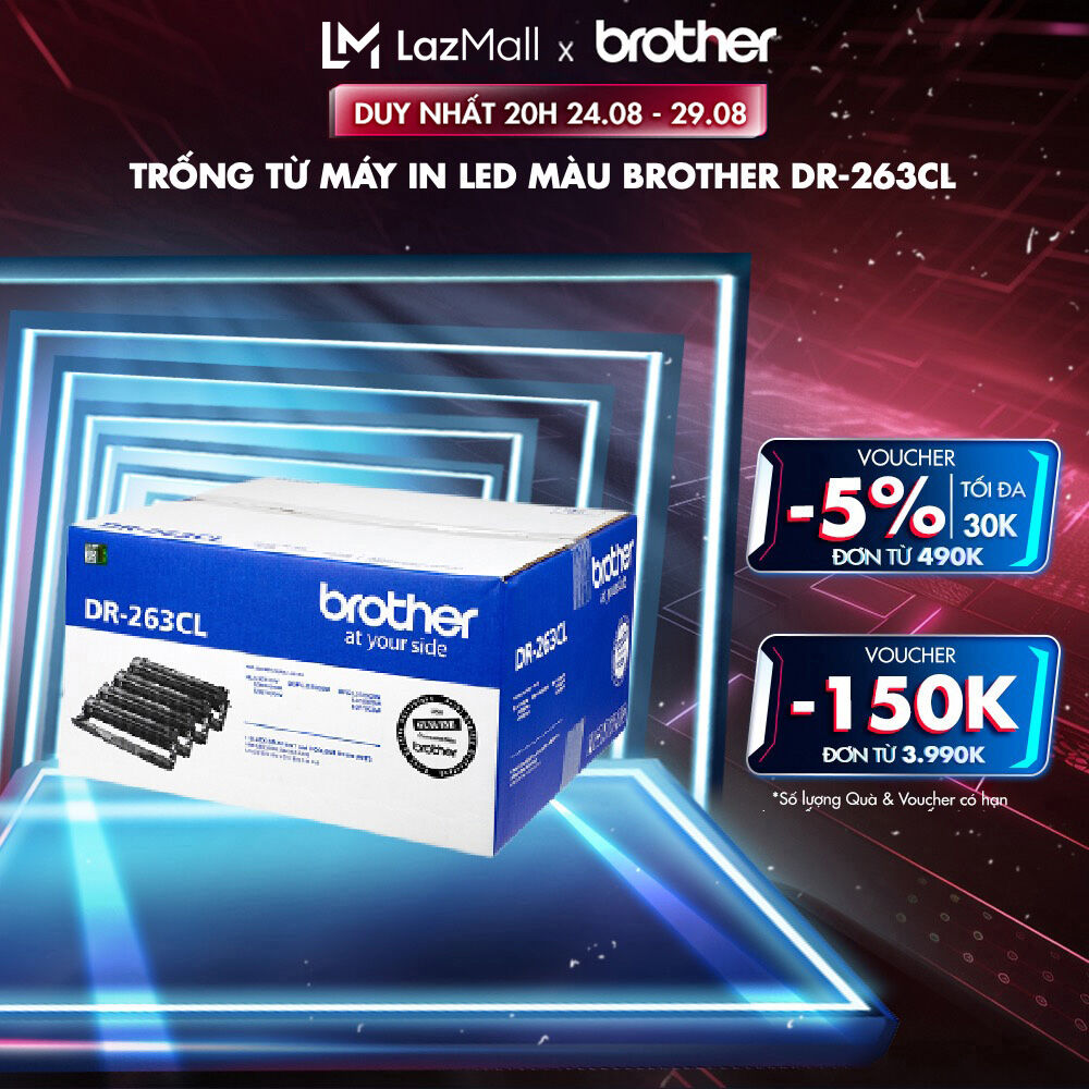 Trống từ máy in led màu brother dr-263cl cho máy in hl-l3230cdn/ dcp-l3551cdw/ mfc-l3750cdw