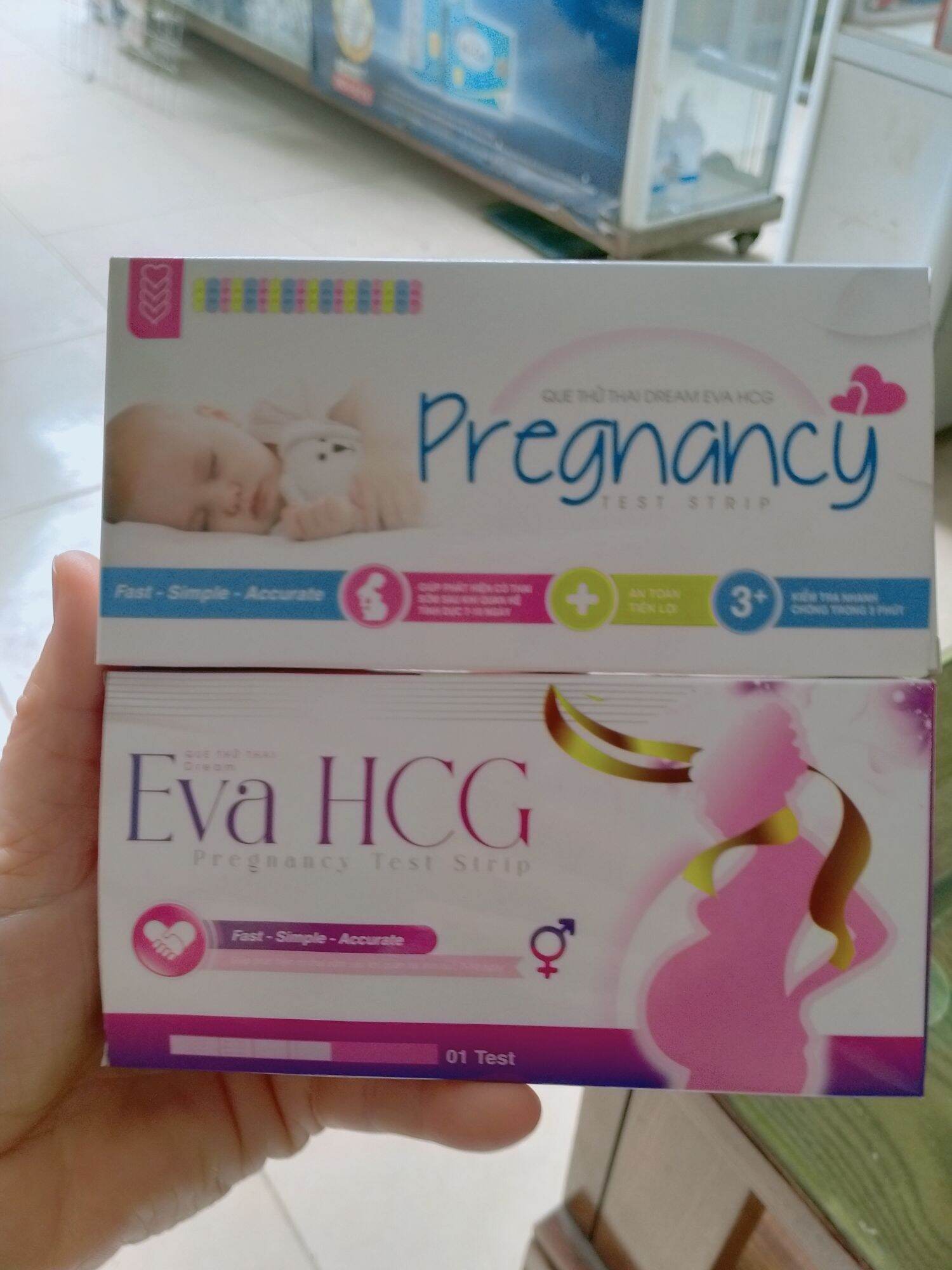 Que thử thai EVa HCG