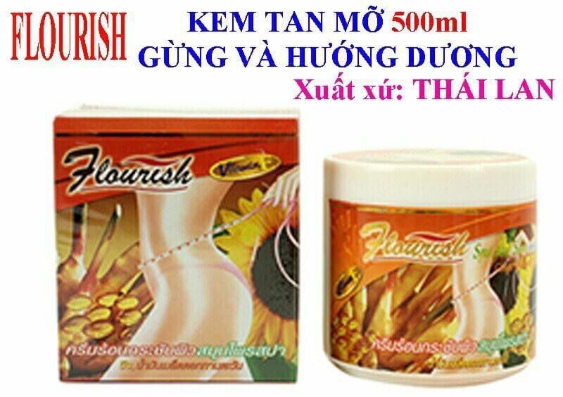 Kem tan mỡ gừng ớt thái lan flourish