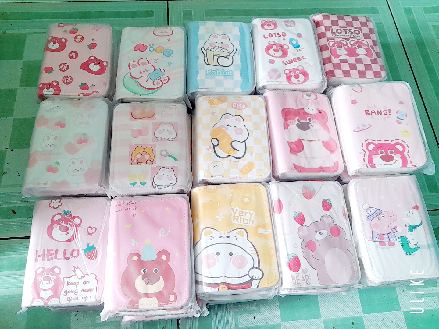 Ví tiền cầm tay, ví mini, ví nhiều ngăn đựng tiền