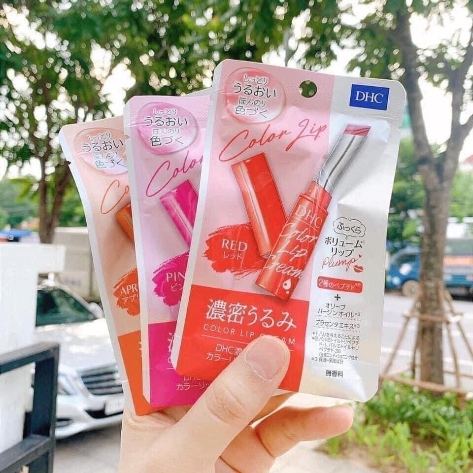 Son dưỡng môi DHC có màu và không màu