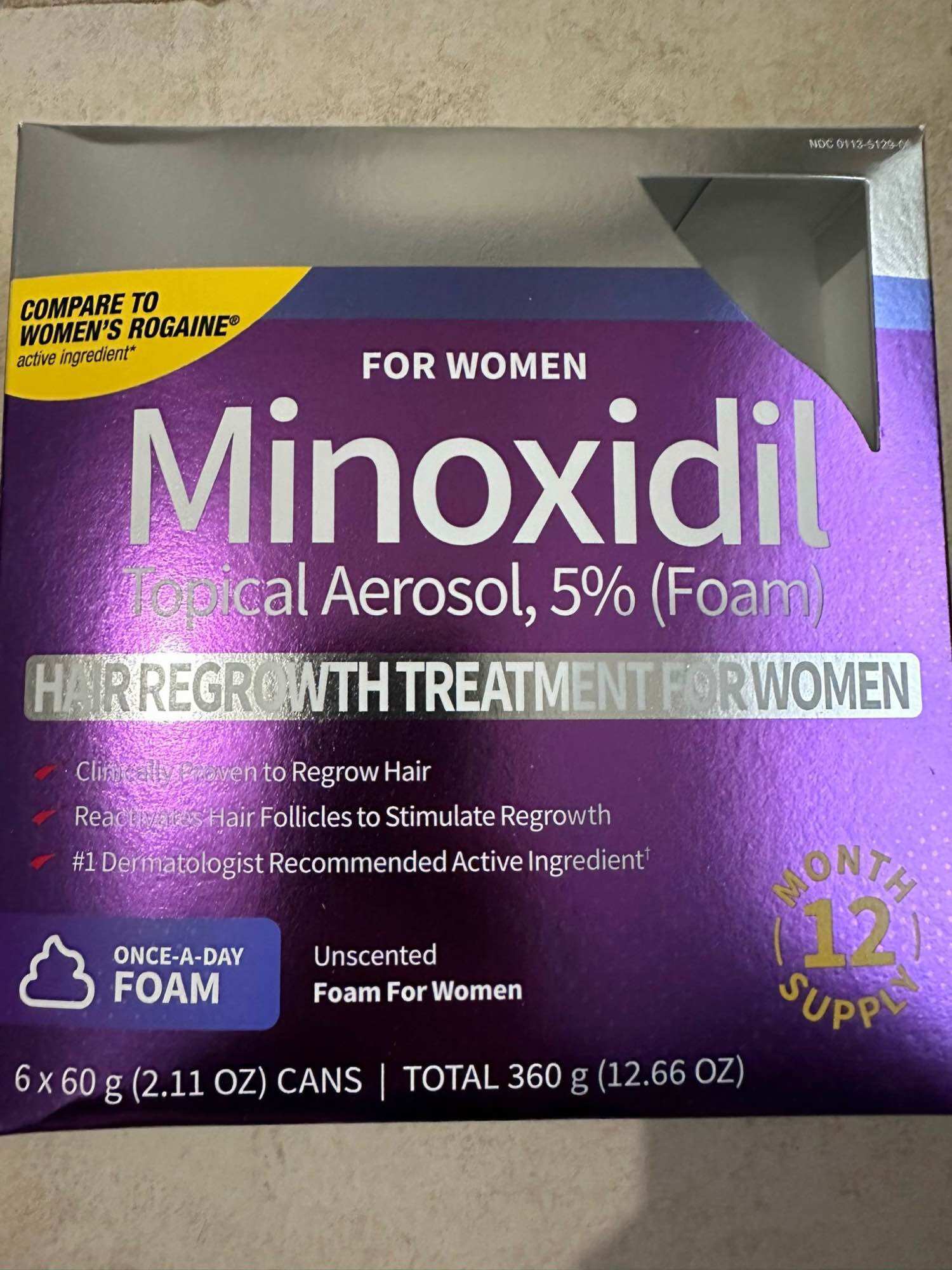 [BILL MỸ]1 chai bọt xịt mo.c toc/ chuyên cho nữ Minoxidil