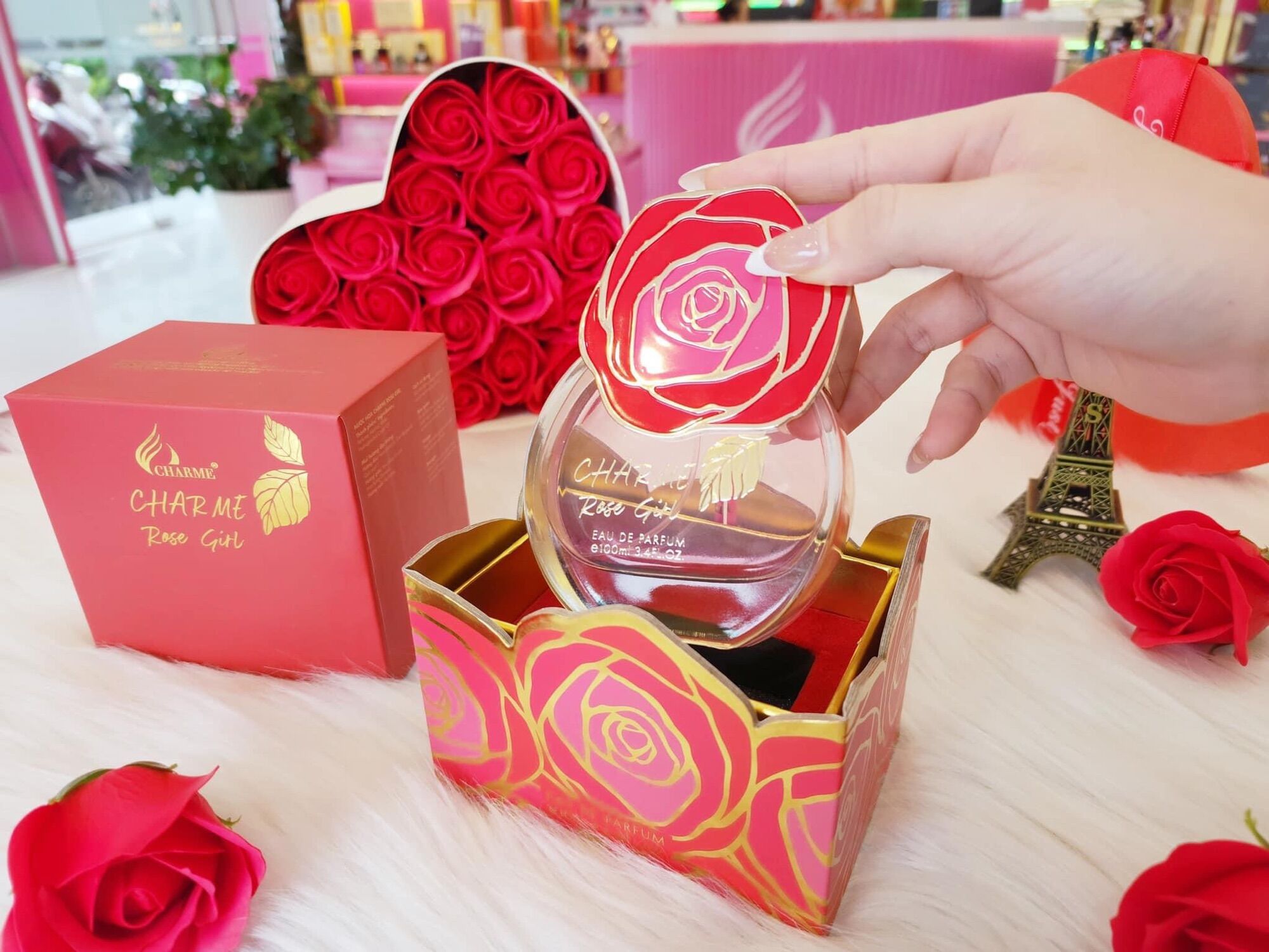 [HCM]Nước hoa nữ rose gril cha. rme 75ml (có túi )