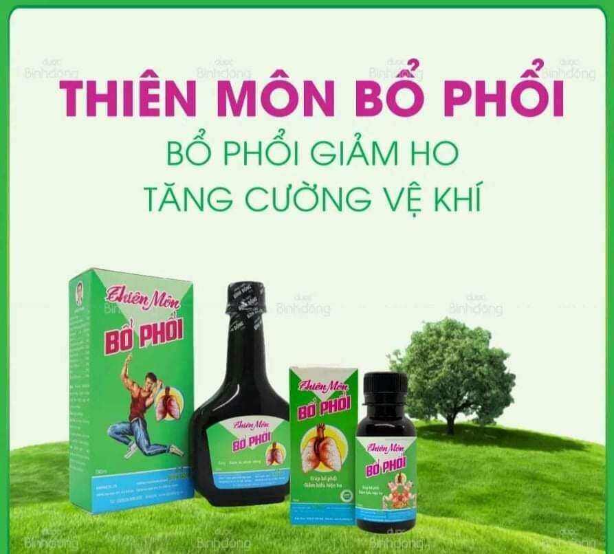 Thiên môn bổ phổi