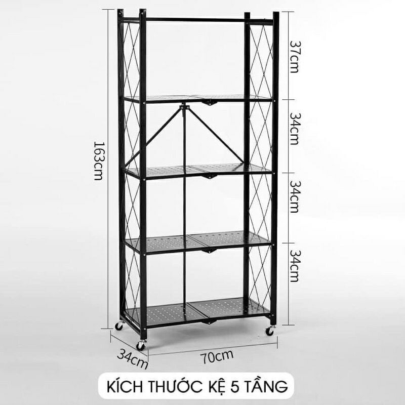 Kệ đựng đồ đa năng gấp gọn , Kệ sắt gấp gọn