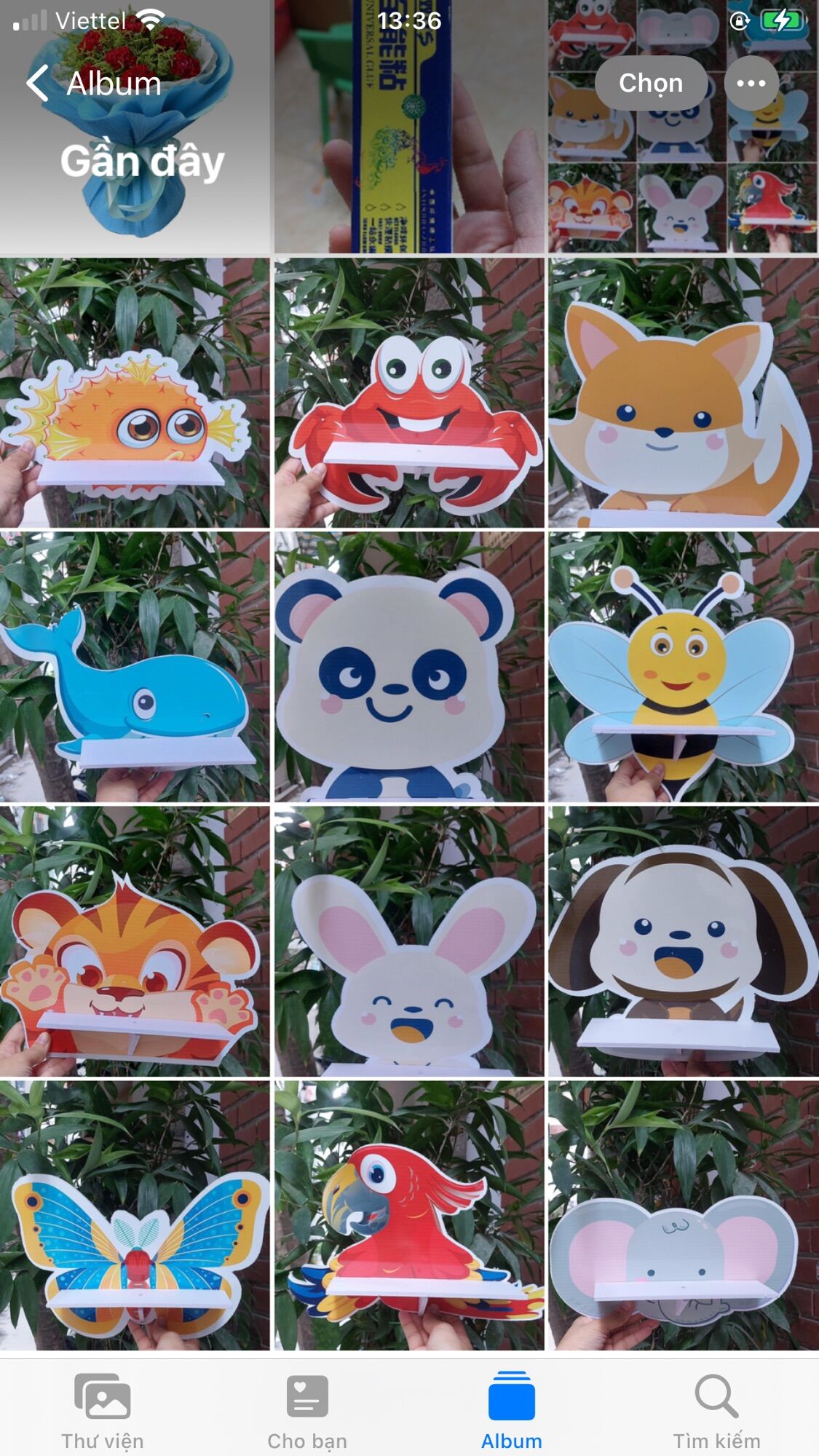 Kệ hình thú Trang trí phòng, trang trí Decor