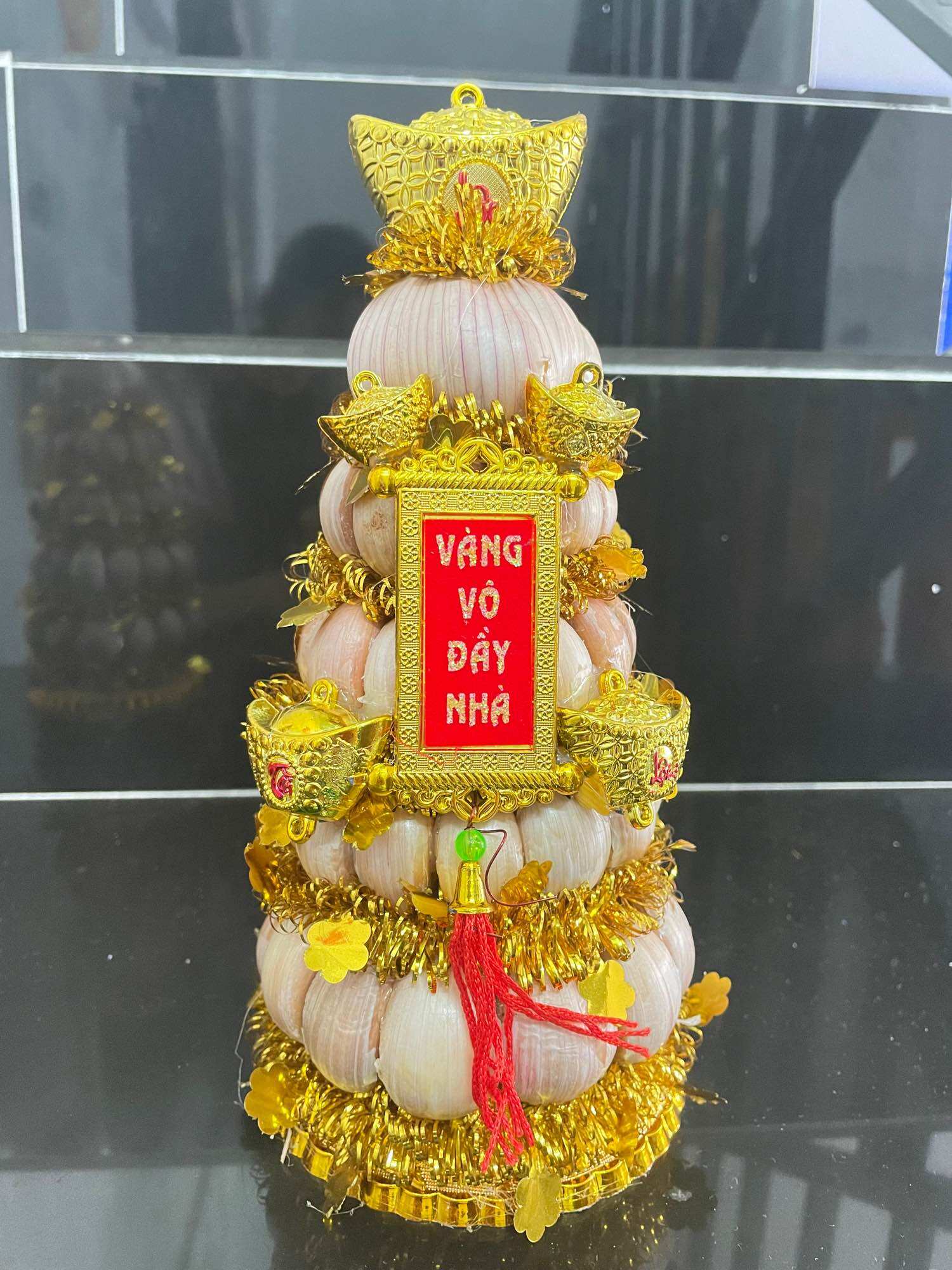 Tháp tỏi thần tài thổ địa 5 tầng