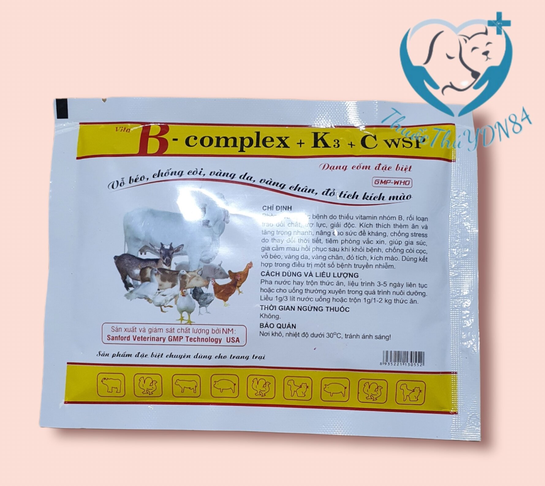 BCOMPLEX K3 C 100G KÍCH THÍCH THÈM ĂN, TĂNG TRỌNG TRANH