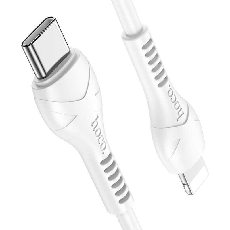 Cáp Sạc Nhanh PD20W Hoco X55 Cho Iphone, Đầu Type C ra Lightning