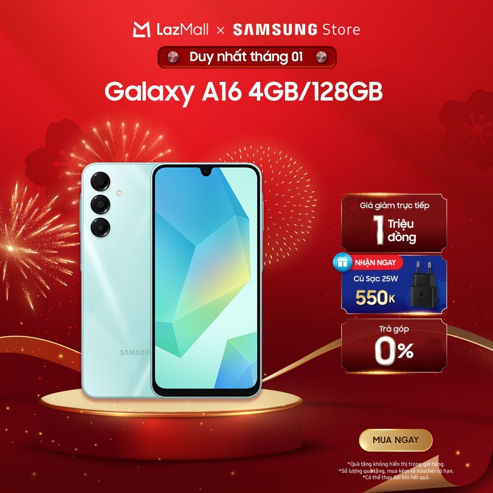  Điện Thoại Samsung Galaxy A16 5G 8GB 256G 