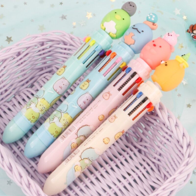 Bút bi 10 màu hình SUMIKKO GURASHI đáng yêu