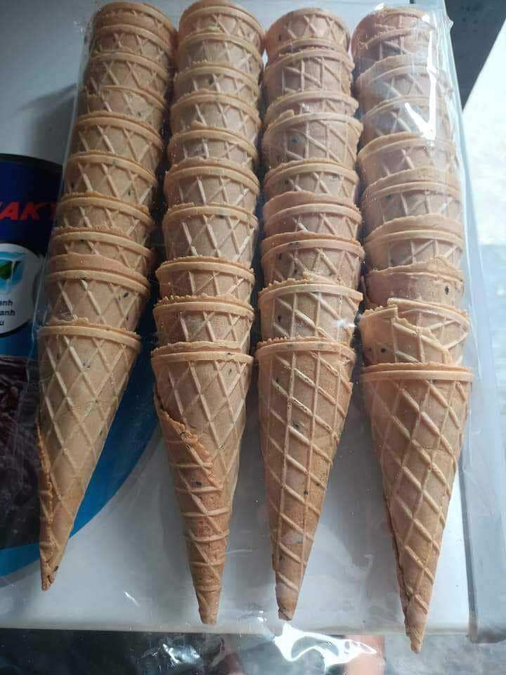 VỎ ĐỰNG KEM ( BÁNH ỐC QUẾ) COMBO 100C