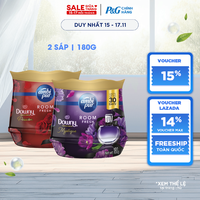 Combo 2 Sáp Thơm AMBI PUR Khử Mùi Khó Chịu Hương Huyền Bí/ Đam Mê Hộp 180G