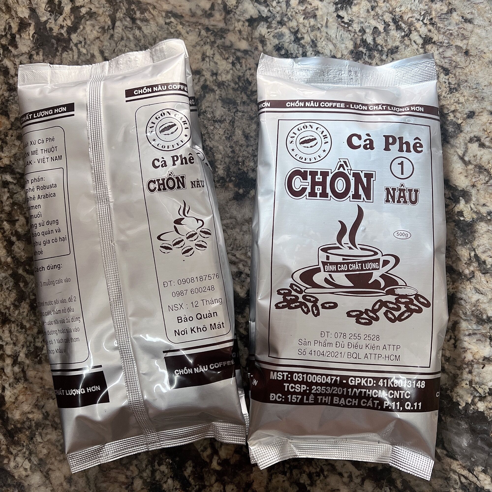 Cà phê hương chồn nâu 500g