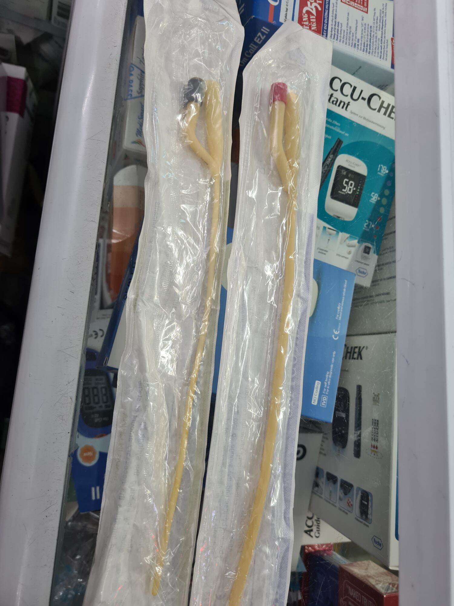 Ống thổng tiểu foley 2 nhánh đủ sai
