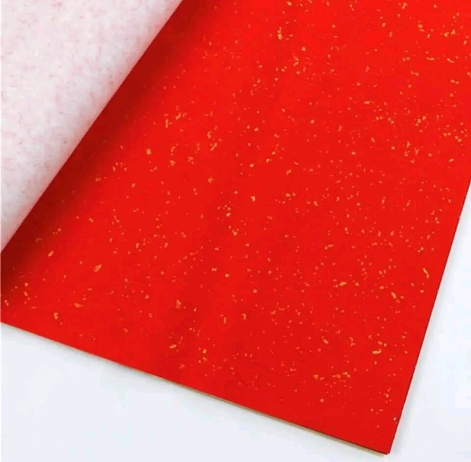 Xấp 10 tờ Giấy xuyến chỉ màu đỏ