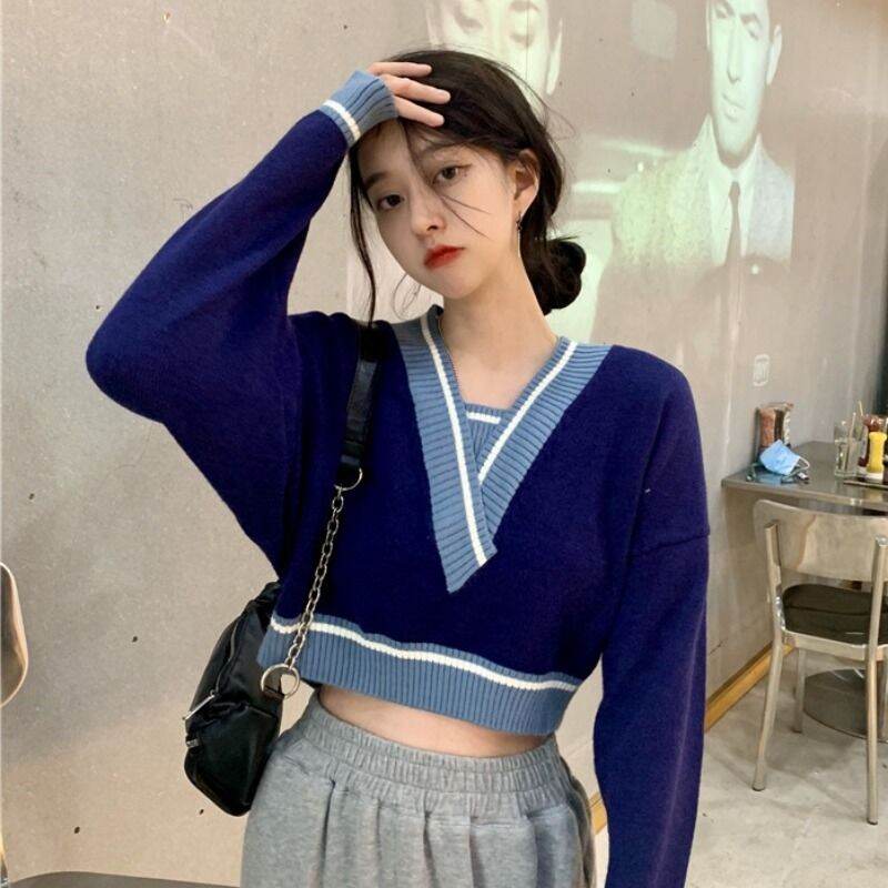 Tổng hợp Áo Len Croptop Cổ V giá rẻ, bán chạy tháng 3/2023 - BeeCost Tổng Hợp Áo Len Croptop Cổ V Giá Rẻ, Bán Chạy Tháng 3/2023 - Beecost