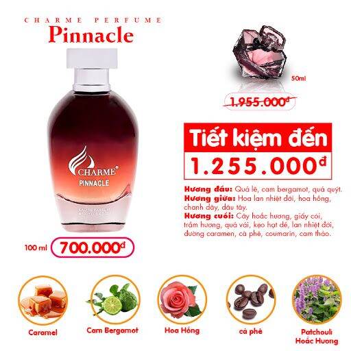 [HCM]Nước hoa nữ pin  nacle 100ml