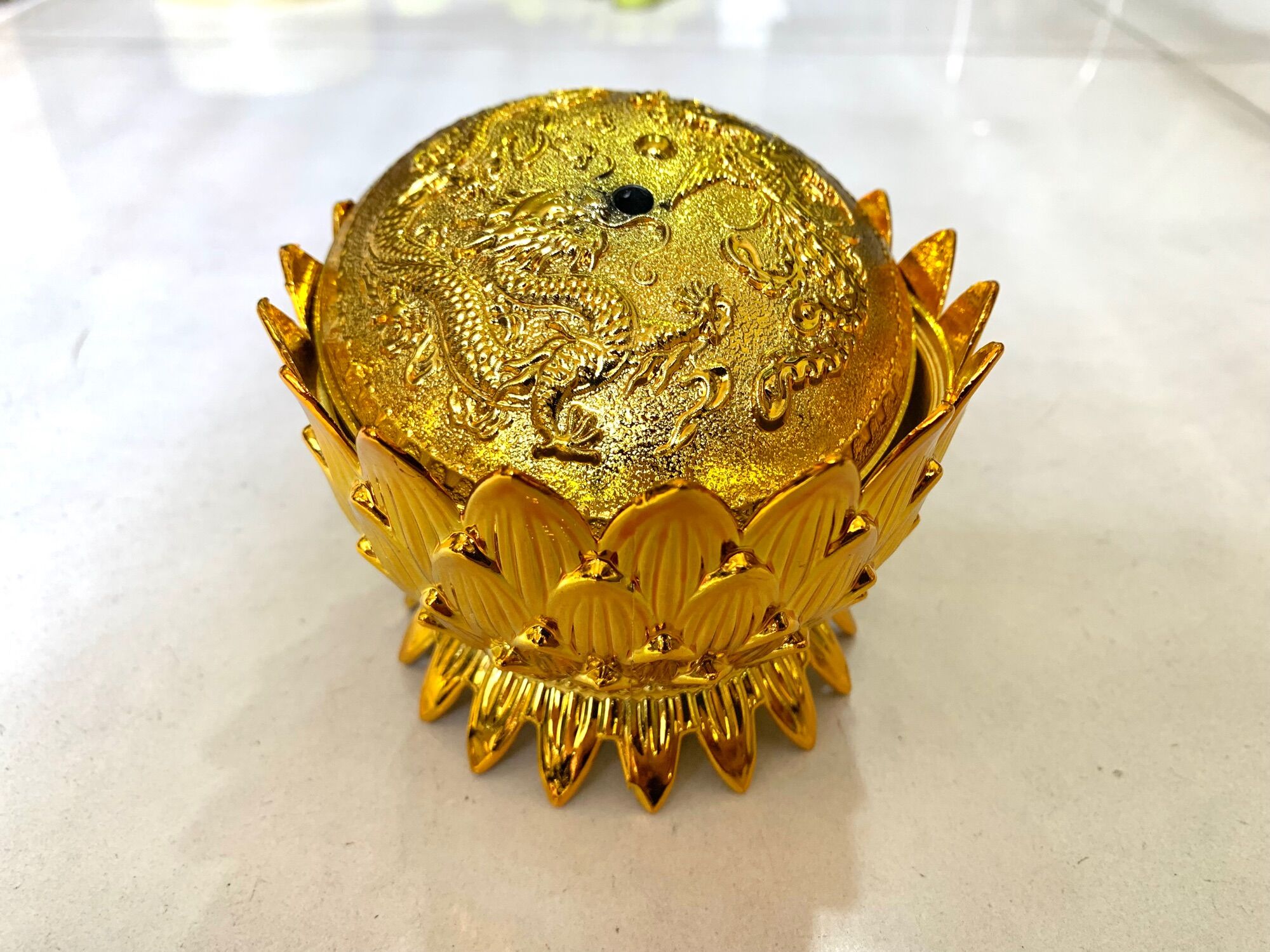 Lotus-Shaped Gold Bar