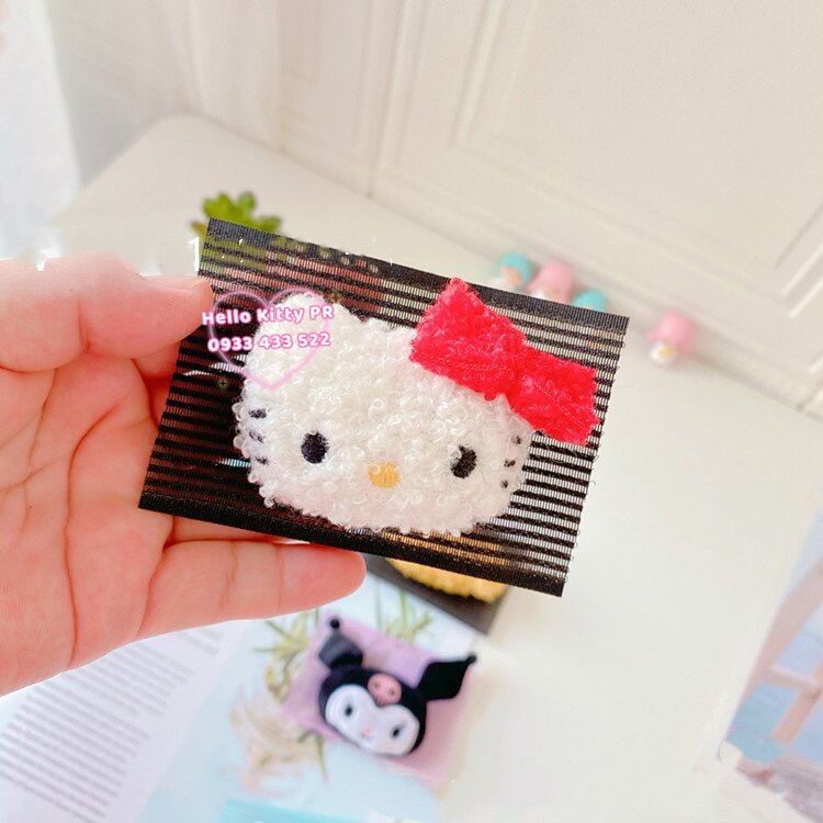 Miếng dán tóc cố định tạo tóc mái Hello Kitty
